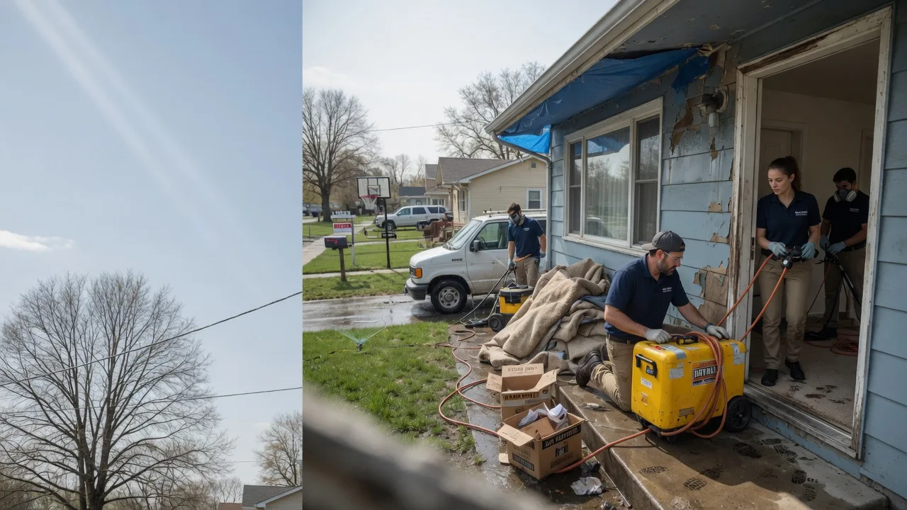 Basement Flood Cleanup in Lueders, TX near me